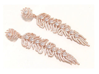 Leaf Dangle Earrings - 925 Sterling Silver by Canari Designs