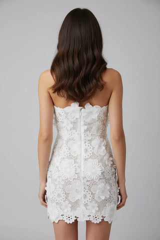 Lace Floral Dress - Kayes+Kloset