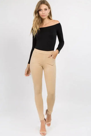 Ponte knit skinny pants by Jade Icarus