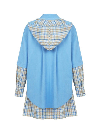 Corduroy Shirt Dress by Monique Store