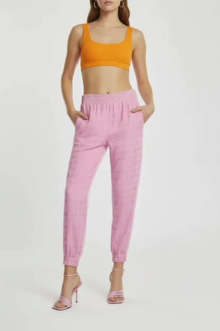 Jogging Pants - High Waisted Ankle Pants by Monique Store