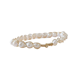 Genuine Freshwater Pearl Beaded Wire Wrapped