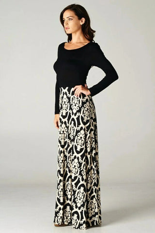 Beautiful Surplus Baroque Maxi Dress by SurelyMine