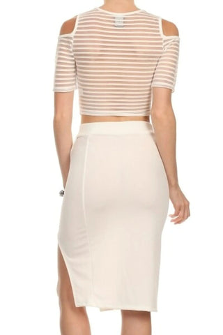 Crop It Out Cut-Out Two-Piece Set by SurelyMine