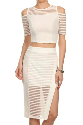 Crop It Out Cut-Out Two-Piece Set by SurelyMine