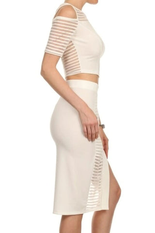 Crop It Out Cut-Out Two-Piece Set by SurelyMine