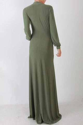 Bella Rosa Slit Maxi Dress by SurelyMine