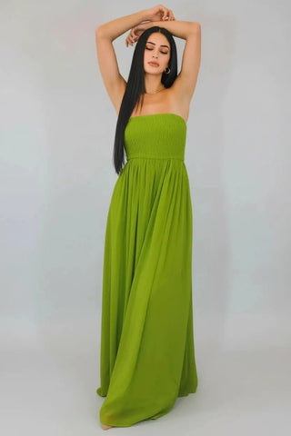 Cherish Me Wide Legged Tube Jumpsuit by SurelyMine