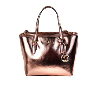 Michael Kors Jet Set XS Metallic Top-zip Tote Bag