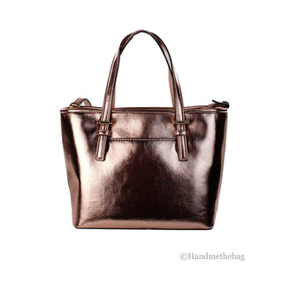 Michael Kors Jet Set XS Metallic Top-zip Tote Bag