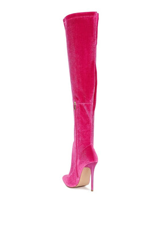 Madman Velvet Over-the-Knee Boot - Lined & Luxe | Kayes+Kloset
