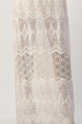 Aztec Embroidered Maxi Dress by Indigo Arrowwood