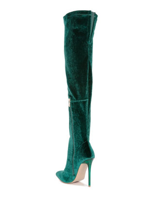 Madman Velvet Over-the-Knee Boot - Lined & Luxe | Kayes+Kloset