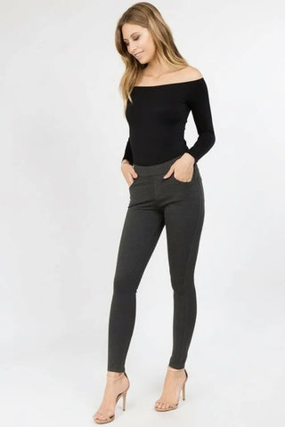 Ponte knit skinny pants by Jade Icarus