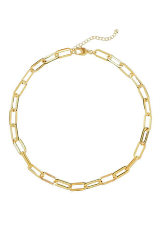 Frances Paperclip Necklace by Bead and Bond