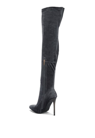 Madman Velvet Over-the-Knee Boot - Lined & Luxe | Kayes+Kloset
