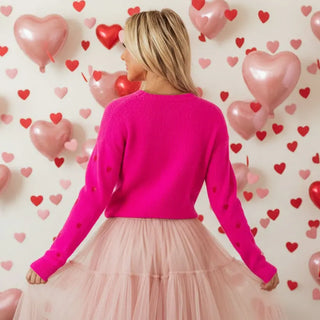 Gracie Heart Sweater by Jade Icarus