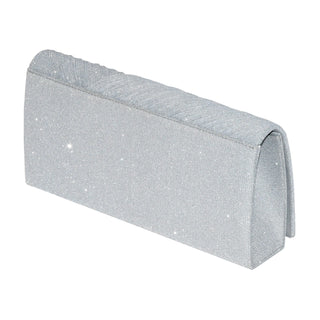 Glitter Evening Bag with Pleats by Periwinkle Zeus