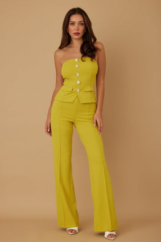 Citrine Crystal Two Piece