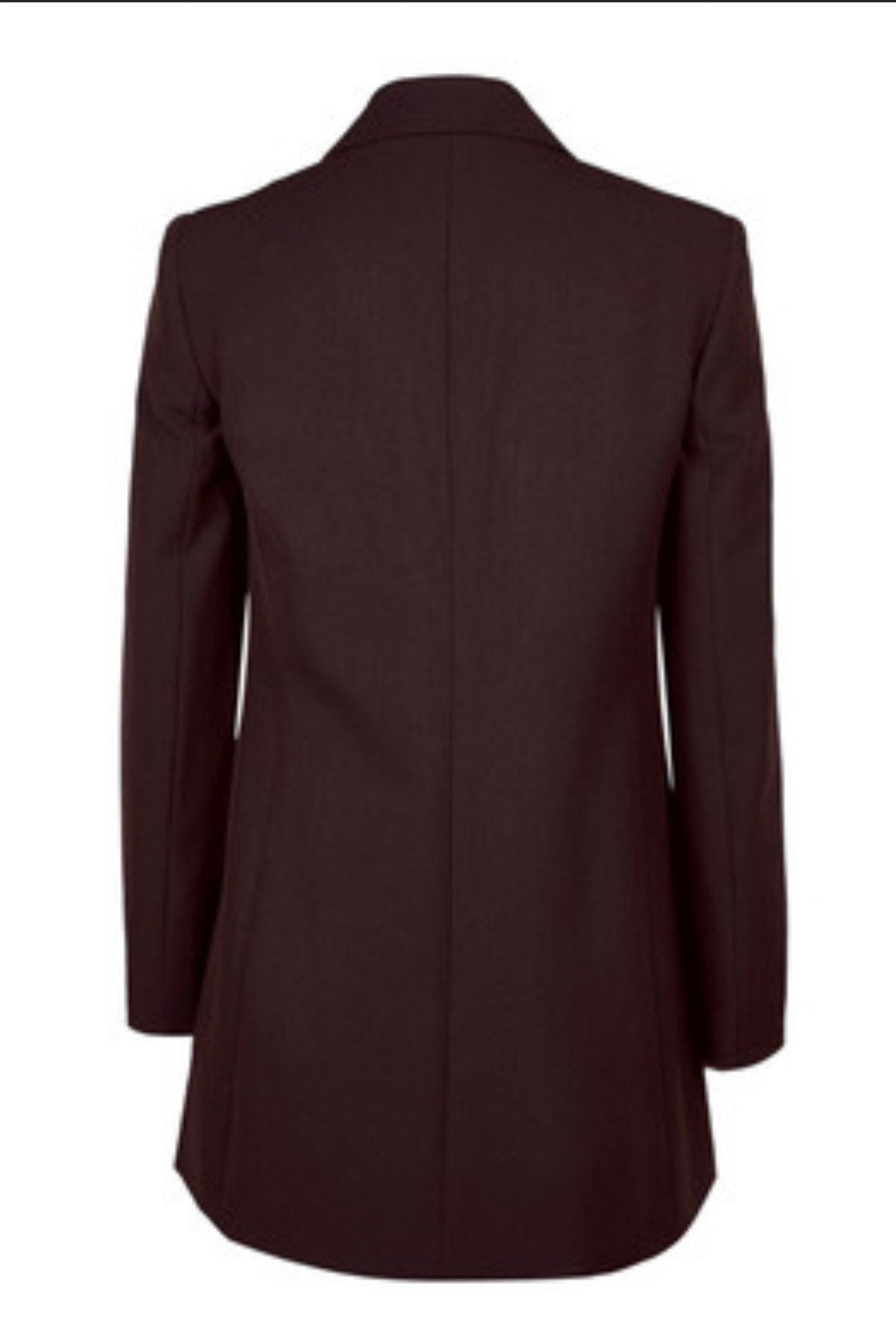 Tahari ASL Notched Collar Open Front Long Sleeve Crepe Jacket