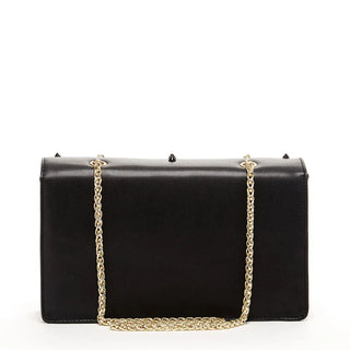 SUSU Josie Black Leather Chain Bag by Amethyst Mnemosyne