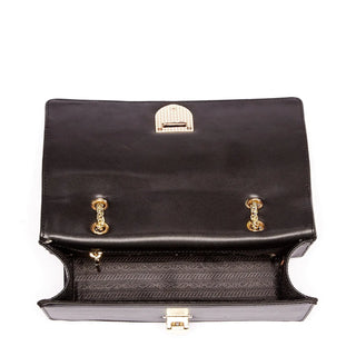 SUSU Josie Black Leather Chain Bag by Amethyst Mnemosyne