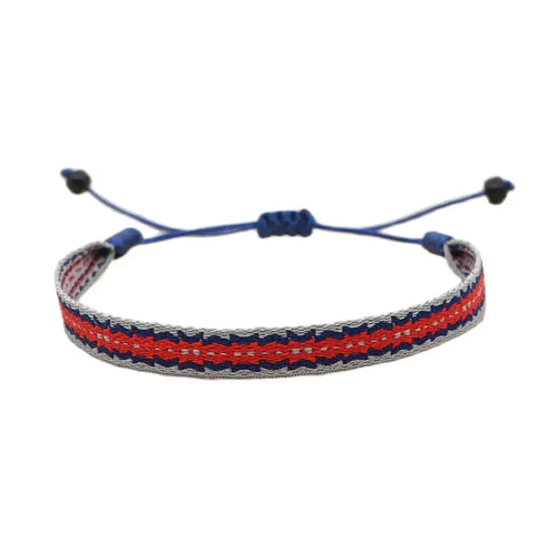 KKBEAD Wholesale Handwoven Bracelet Colombia Cloth Braided Wristband