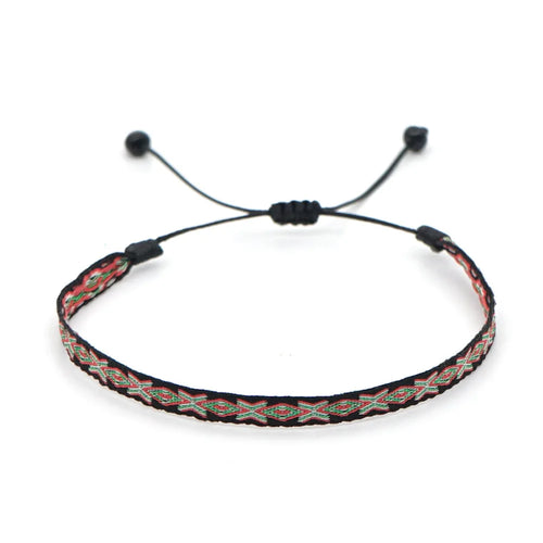 KKBEAD Wholesale Handwoven Bracelet Colombia Cloth Braided Wristband