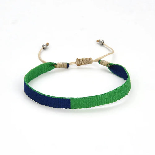 KKBEAD Wholesale Handwoven Bracelet Colombia Cloth Braided Wristband