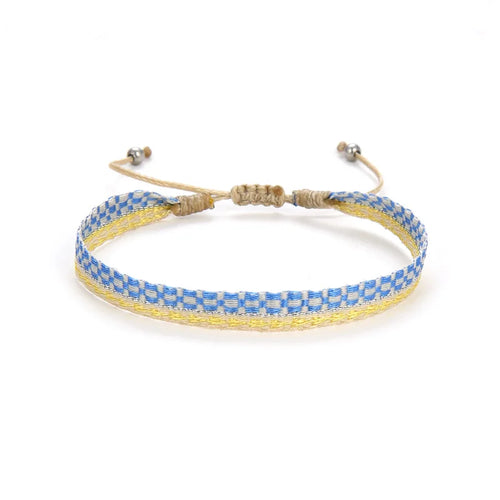 KKBEAD Wholesale Handwoven Bracelet Colombia Cloth Braided Wristband