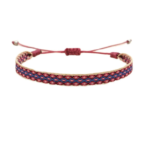 KKBEAD Wholesale Handwoven Bracelet Colombia Cloth Braided Wristband