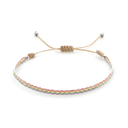 KKBEAD Wholesale Handwoven Bracelet Colombia Cloth Braided Wristband