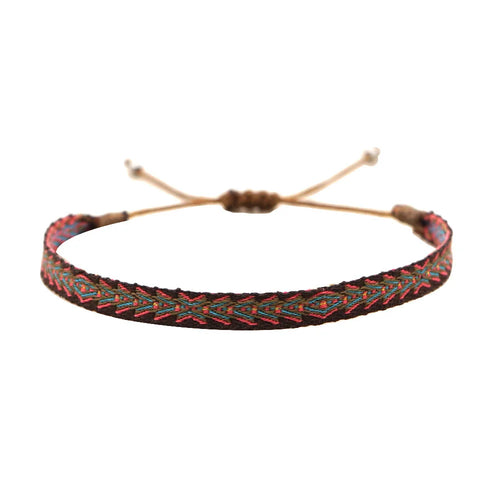 KKBEAD Wholesale Handwoven Bracelet Colombia Cloth Braided Wristband