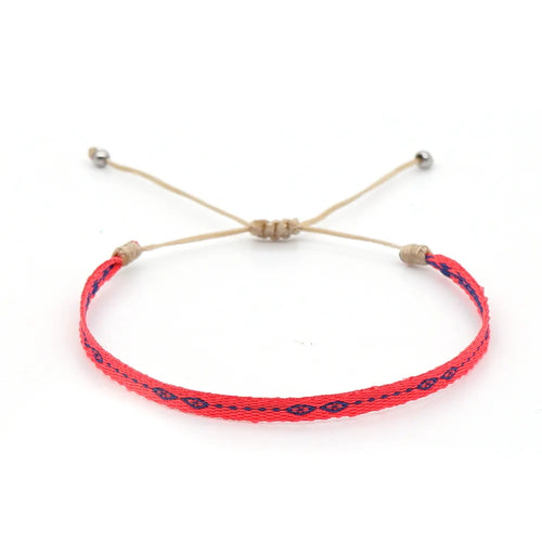KKBEAD Wholesale Handwoven Bracelet Colombia Cloth Braided Wristband