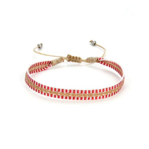 KKBEAD Wholesale Handwoven Bracelet Colombia Cloth Braided Wristband