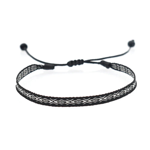 KKBEAD Wholesale Handwoven Bracelet Colombia Cloth Braided Wristband