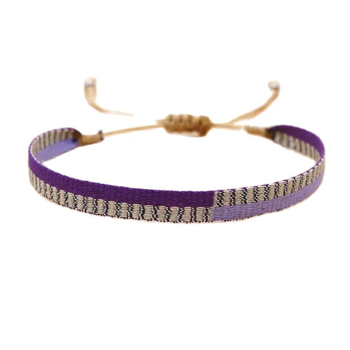 KKBEAD Wholesale Handwoven Bracelet Colombia Cloth Braided Wristband