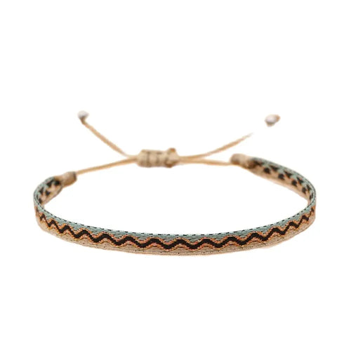 KKBEAD Wholesale Handwoven Bracelet Colombia Cloth Braided Wristband