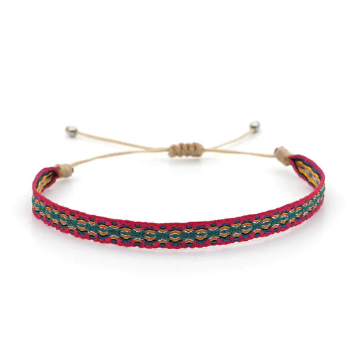 Unisex Handmade Woven Bracelet Wholesale Colombia Cloth Braided