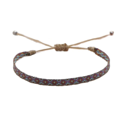 KKBEAD Wholesale Handwoven Bracelet Colombia Cloth Braided Wristband