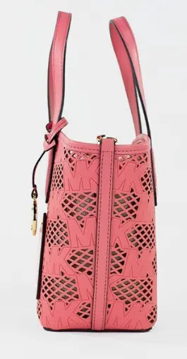 Michael Kors Kimber Small Tea Rose Vegan Leather 2-in-1 Zip Tote by JV Deals