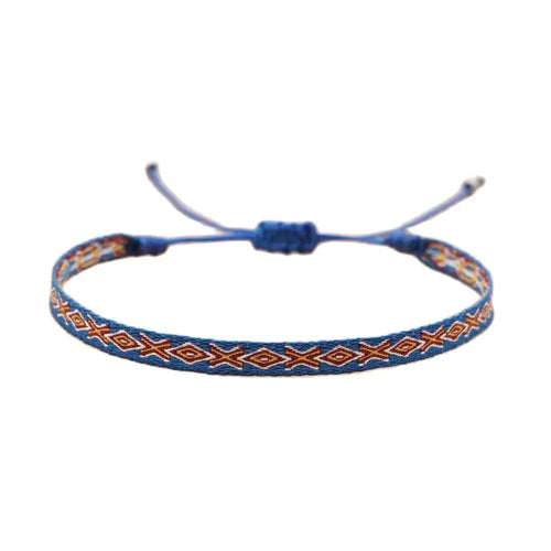 KKBEAD Wholesale Handwoven Bracelet Colombia Cloth Braided Wristband