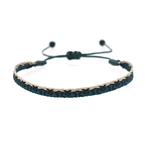 KKBEAD Wholesale Handwoven Bracelet Colombia Cloth Braided Wristband