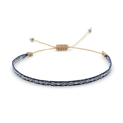 KKBEAD Wholesale Handwoven Bracelet Colombia Cloth Braided Wristband