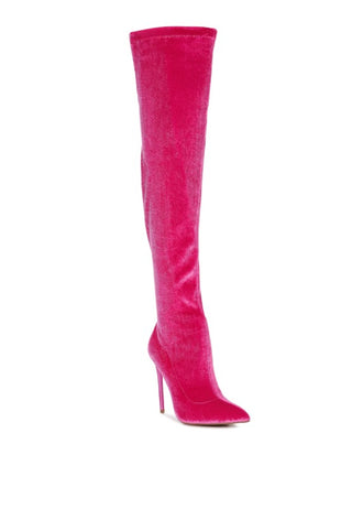 Madman Velvet Over-the-Knee Boot - Lined & Luxe | Kayes+Kloset