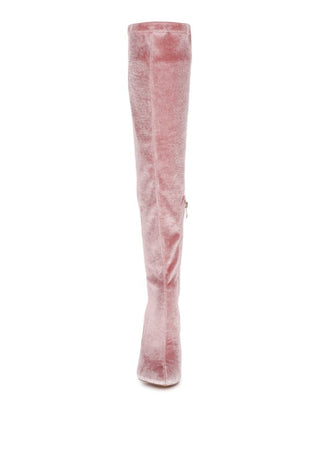Madman Velvet Over-the-Knee Boot - Lined & Luxe | Kayes+Kloset