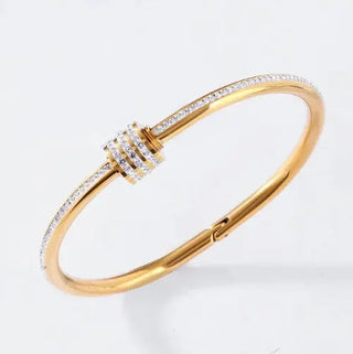 Signature Pavé Rolling Cuff by Jade Icarus
