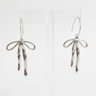 Stylist Bow Drop Earrings