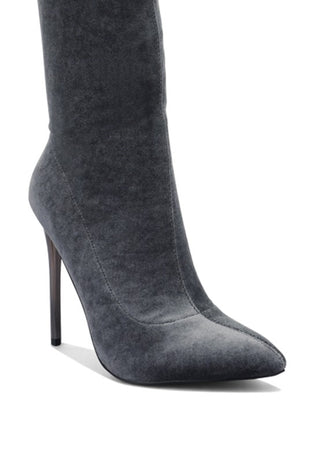 Madman Velvet Over-the-Knee Boot - Lined & Luxe | Kayes+Kloset