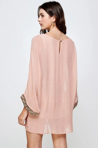 Batwing Sleeve Shift Dress by Indigo Arrowwood